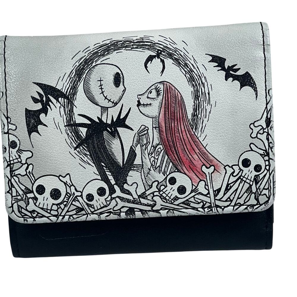 Her Universe Disney Nightmare Before Christmas Jack & Sally Wallet SNAP MISSING